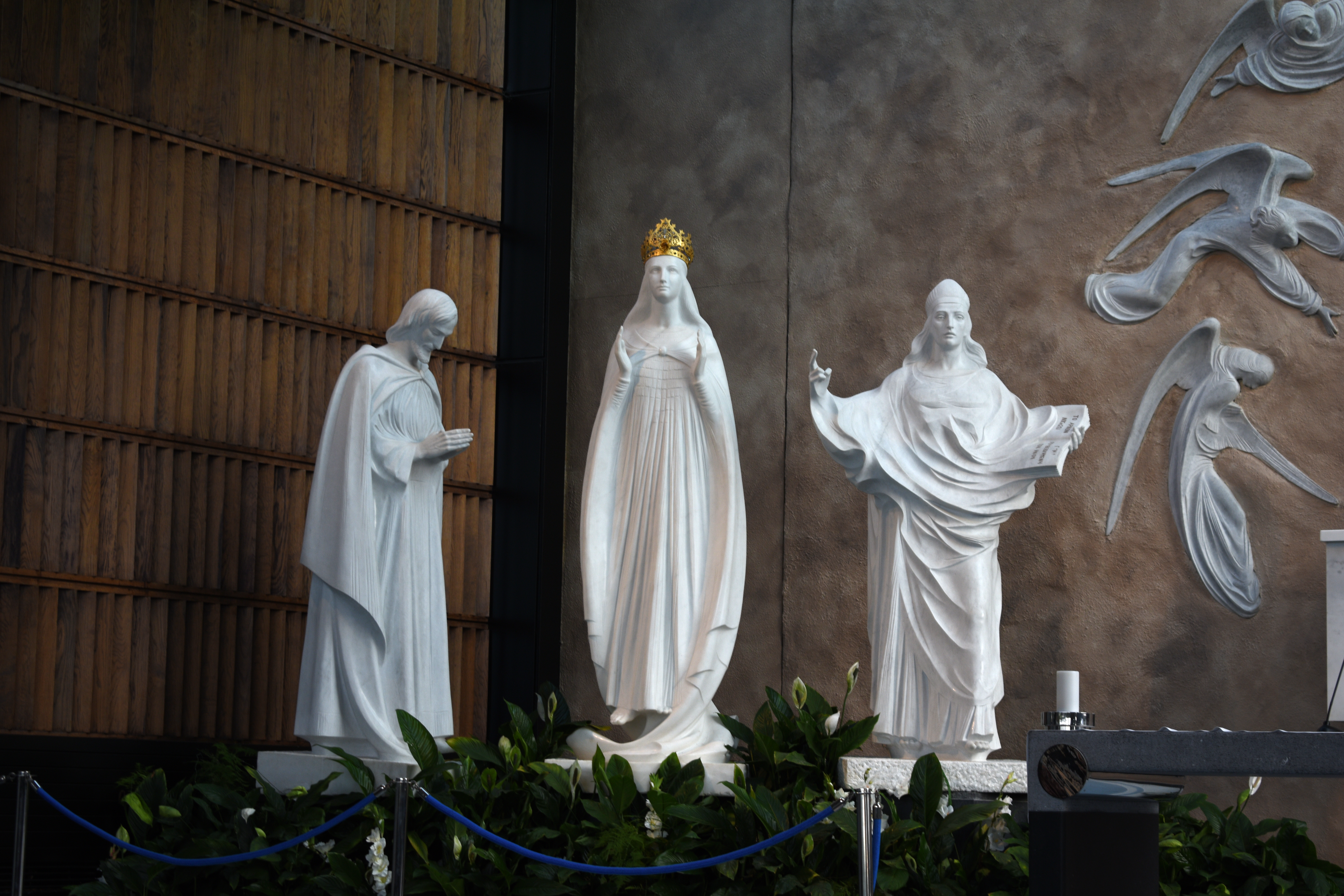 The shrine of Our Lady of Knock in Ireland