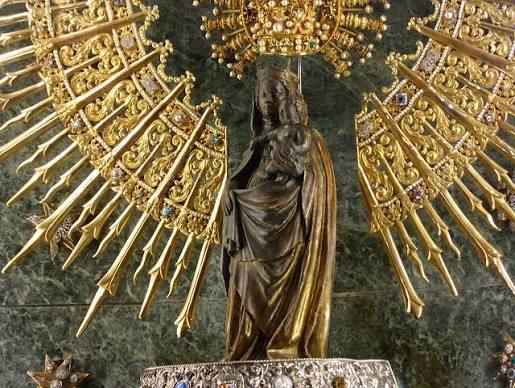 The Basilica of Our Lady of the Pillar in Zaragoza, Spain